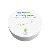 Mamaearth Nourishing Natural Lip Cheek & Eye Tint With Vitamin C & Cocoa-Coco Nude - Safuron
